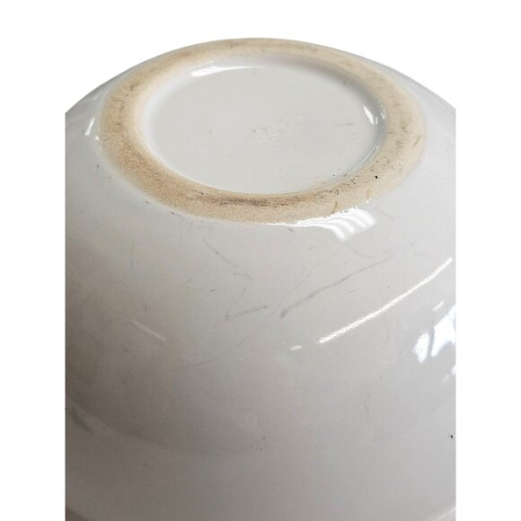 White Ceramic Bowl With "Everything Nice" Text - Picture 4 of 5